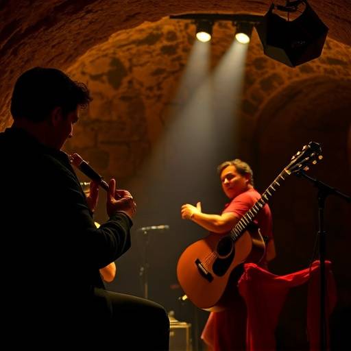 Concierto privado de flamenco en una cueva de Mallorca