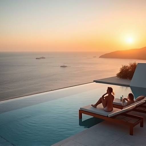 Retiro de bienestar con vista al mar en Ibiza